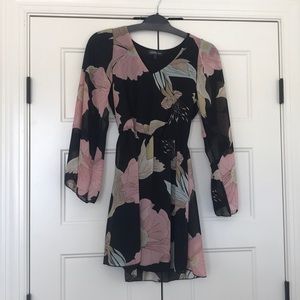 Bell Sleeve Floral Dress